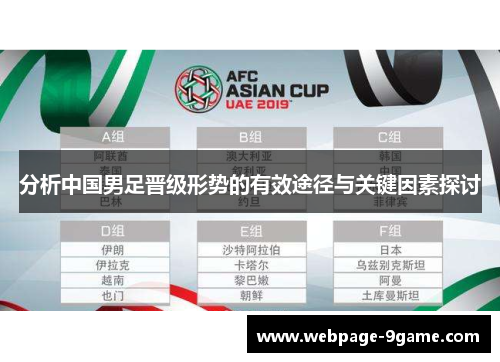 分析中国男足晋级形势的有效途径与关键因素探讨 分析中国男足晋级形势的有效途径与关键因素探讨